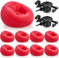 Realspring 6 9 12 Pcs Inflatable Bean Bag Chairs by Realspring