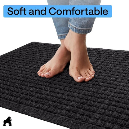 GORILLA GRIP® Ultra Absorbent Front Door Mat Outside Entrance, Traps Dirt and - Image 7