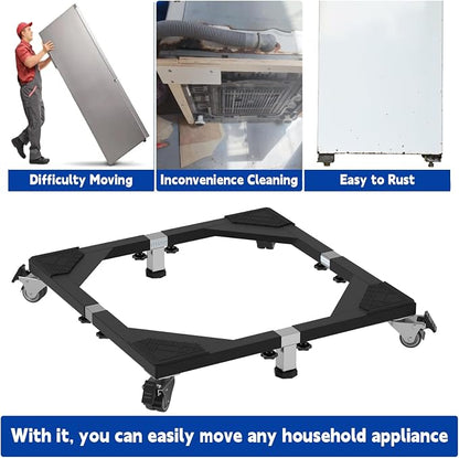 Heavy Duty All Steel Fridge Stand Mobile Base - Image 3