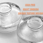 Artcome 10-Pack Glass Fermentation Weights with Easy Grip Handle and Unique Texture Design for Large Wide Mouth Mason Jars