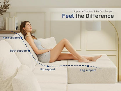 Cloud Modular Sectional Sofa, Comfy Boneless Couch - Image 7