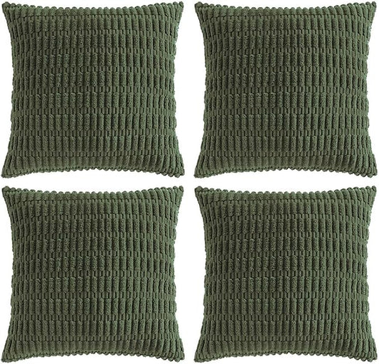 Fancy Homi 4 Packs Decorative Throw Pillow Covers by Fancy+Homi