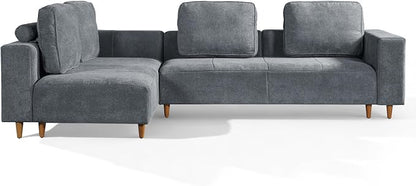Christopher Knight Home Linmont 2 Pieces L Shape Convertible Sectional Sofa - Image 5