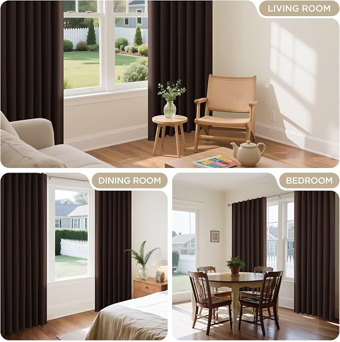 Joydeco 90 Inch Blackout Curtains - Image 7