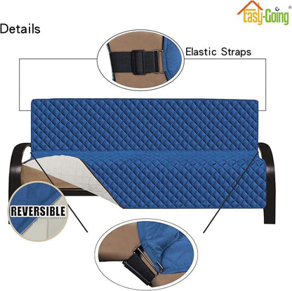 Easy-Going Reversible Couch Cover, Large Futon Sofa, Water Resistant Furniture - Image 3