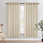 MIULEE Linen Curtains 52x72 Inch Length 2 Panels by MIULEE