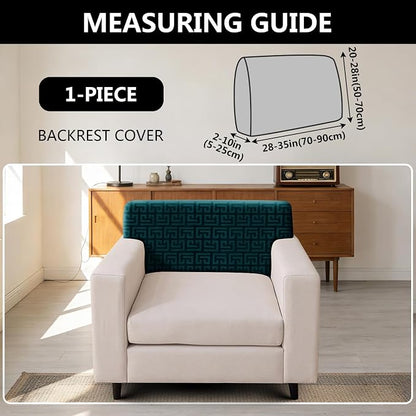 UNBBRRL Stretch Couch Backrest Cushion Cover - Image 2