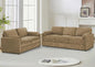 Comfy Chenille Sofa Set with Well-Filled Pillows, Modern 3 Seater and Loveseat by LESOFAIR