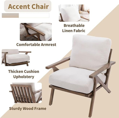 HNY Mid Century Modern Accent Chair - Image 4