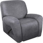 ANARACHON Leather Look Oversize Recliner Chair Covers, Thick 4 Pieces Recliner by ANARACHON