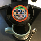 Mocha Nut Fudge Medium Roast Flavored Decaf Coffee Pods for Keurig K-Cup Makers from Double Donut, 96 Capsules