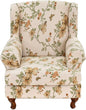KRFOONN Wingback Chair Covers Slipcovers 2 Piece Stretch Wing Chair Covers by KRFOONN