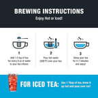 Tiesta Tea - Palm Beach Punch, Loose Leaf, Fruit Punch Herbal Tea, Caffeine-Free Tropical Blend with Apple, Carrots & Orange, Brew Hot or Iced, 4oz Refillable Tin, 50 Cups