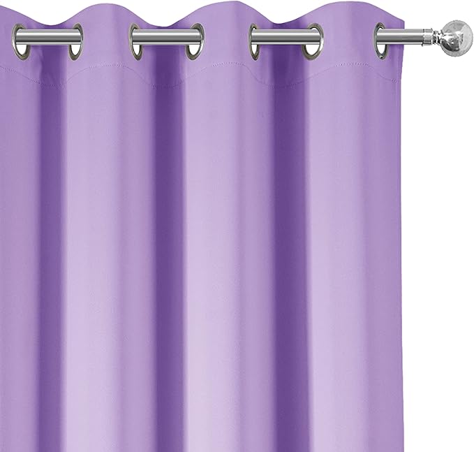 Blackout Curtains 66 x 95 inch/Lavender Curtains Set of 2 Panels/Thermal - Image 7