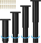 Metal Adjustable Furniture Legs 5.12-9.45 inch, Wlrrcwdttc Sofa Legs Cabinet by Wlrrcwdttc