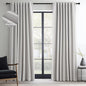 Topfinel 105 Inches Long Custom Black Out Faux Thick Linen Drapery Two Panels by Topfinel