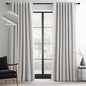 Topfinel Extra Long Total Blackout Grey Linen Curtains 108 Inches Long by Topfinel