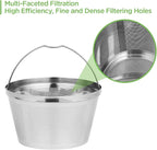 Reusable Coffee Filters 8-12 Cup Permanent Coffee Filters Basket Washable Compatible with Mr. Coffee Black & Decker Coffee Maker Filter Parts