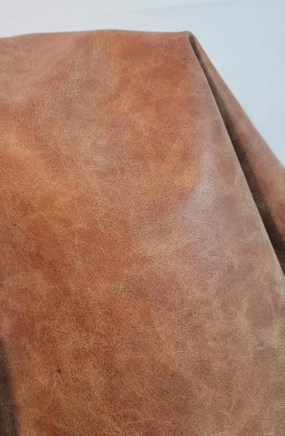NAT Leathers | Soft Faux Leather Upholstery Fabric by The Yard | Synthetic PU - Image 7