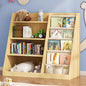 EXPERLAM Kids Bookshelf and Toy Storage Organizer, 4 Tier Wooden Kids Book Shelf by EXPERLAM