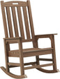 Psilvam Outdoor Rocking Chair, Poly Lumber Oversized Rocking Chair by PsilvamGardenFurniture