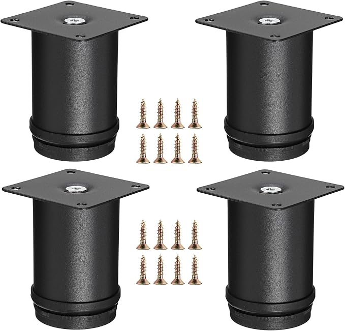 OwnMy 4PCS 3 Inch Stainless Steel Furniture Legs Feets Heavy Duty Metal Cabinet by OwnMy