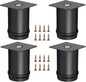 OwnMy 4PCS 3 Inch Stainless Steel Furniture Legs Feets Heavy Duty Metal Cabinet by OwnMy