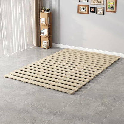 Floor Bed Frame Japanese Futon Tatami Mat Breathable and Moisture-Proof by LOBOTOU