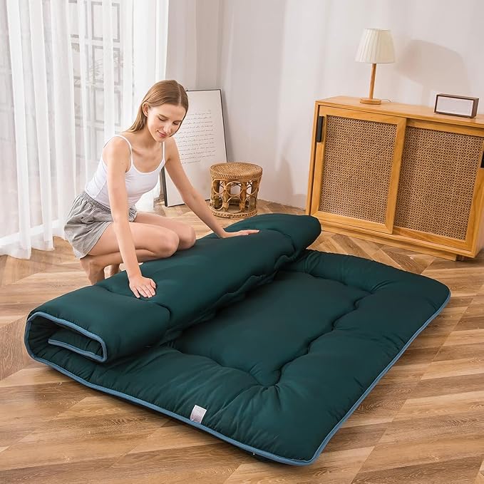MAXYOYO Japanese Floor Mattress Futon Mattress, Thicken Sleeping Pad Foldable - Image 2