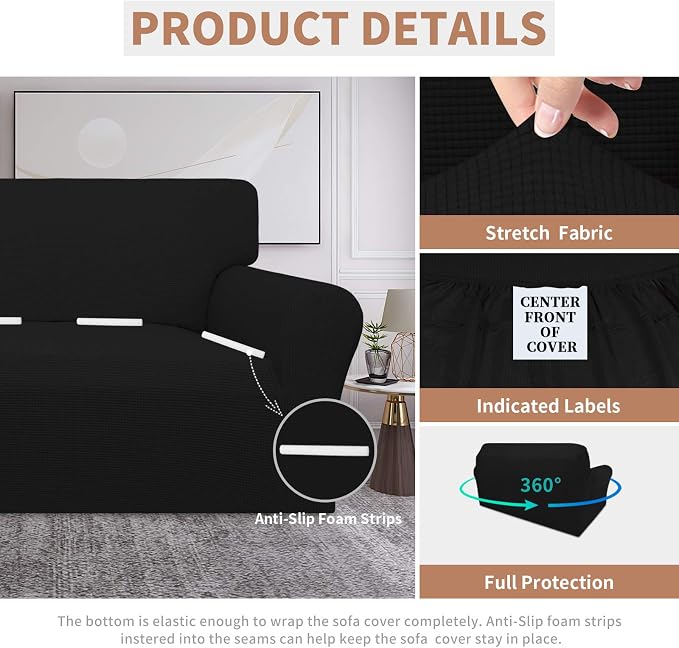 Easy-Going 100% Waterproof Oversized Loveseat Cover, Couch Cover - Image 4