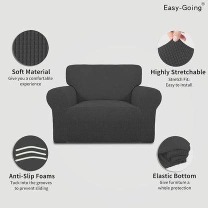 Easy-Going Stretch Oversized Chair Slipcover - Image 3