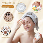 Patelai 4 Pieces Round Wide-mouth Leak Proof Plastic Container Jars with Lids for Travel Storage Makeup Beauty Products Face Creams Oils Salves Ointments DIY Making (1 Ounce,Clear)
