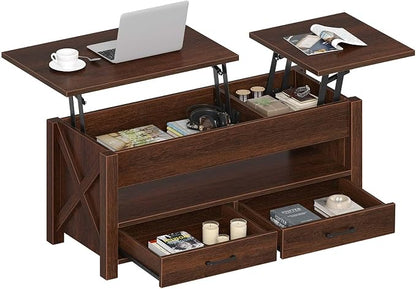 Seventable Coffee Table, 47.2" Lift Top Coffee Table by Seventable
