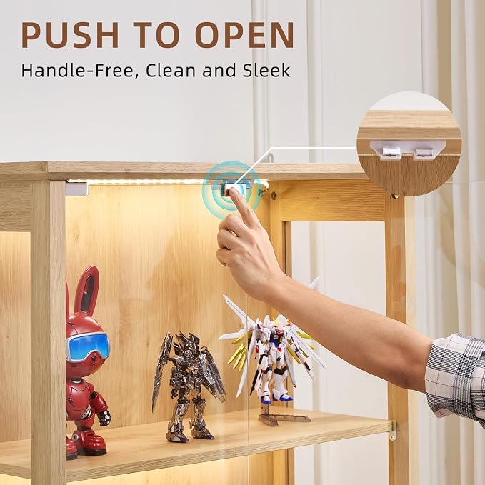 LELELINKY Farmhouse Display Cabinet - Image 6