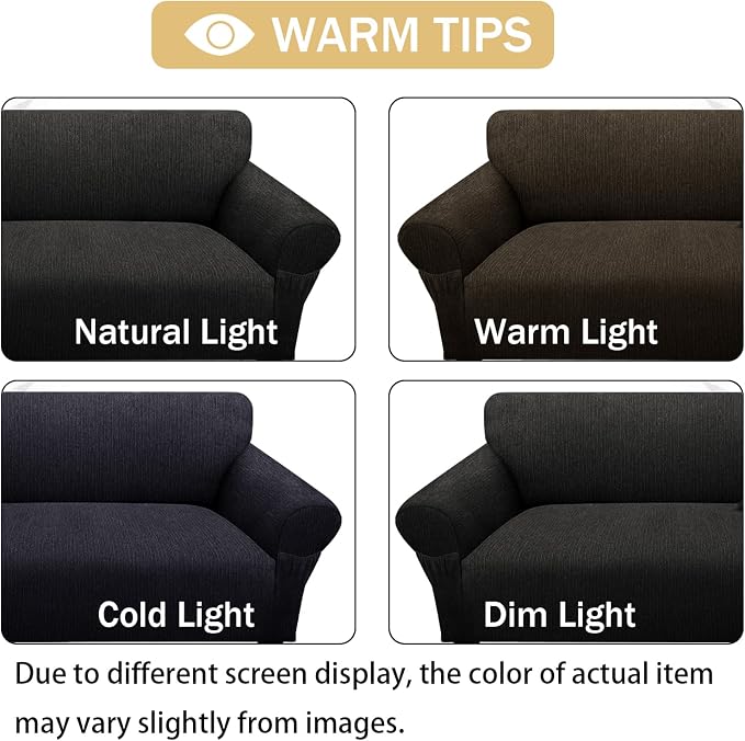 Loveseat Slipcover with 2 Pillow Cover - Image 6