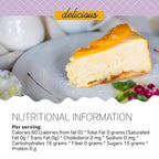 Gourmet Cheesecake Mix, No Bake Cheesecake Cake Mix, Orange Chiffon Cheesecake by Southern Living, Rich, Creamy, Moist and Fluffy Whipped Topping