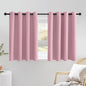 NICETOWN Crystal Pink Short Curtains by NICETOWN