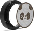 58mm Espresso Accessories Kit, Dosing Funnel and Puck Screen Set, Magnetic Coffee Funnel, 58.5mm Reusable Espresso Puck Screen, Espresso Tools(Panda)