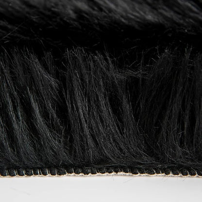 MIULEE Fluffy Rug Soft Shaggy Faux Fur Area Rug Luxury Plush Cloud Shape Carpet - Image 4