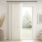 Topfinel 105 Inch Curtains 1 Panels Set, Two Packs Pinch Pleat Back Tab Linen by Topfinel