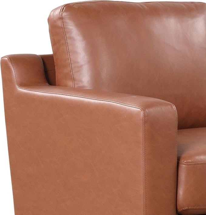 Serta Triton 55.5" Loveseat, Transitional Modern, Dreamcoil Comfort, Metal Legs - Image 6