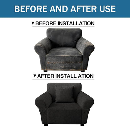 Armchair Slipcover with 1 Pillow Cover - Image 8