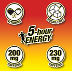 5-hour ENERGY Extra Strength Gamer Shots, Apple Bash Flavor, 1.93 Fl oz (Pack of 24)