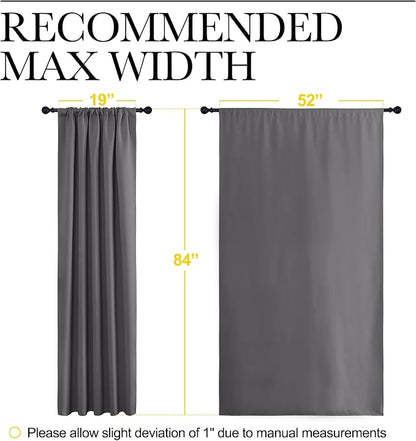 NICETOWN Blackout Curtain Panels - Image 7