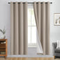 Yakamok Natural Blackout Curtains 72 Inches Long by Yakamok