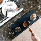 watchget Anti-Slip Silicone Espresso Tamping Mat - Thick 5" x 12" Coffee Tamper Pad - Perfect for Baristas, Home Brewing, and Portafilters - Sturdy, Heat Resistant, Easy to Clean