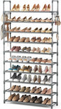 VTRIN 10 Tiers Shoe Rack Tall Large Capacity Wide Shoe Organizer Sturdy Shoe by VTRIN