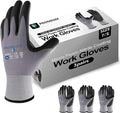 PROMEDIX P Nitrile Coated Work Gloves,MicroFoam Safety Work Gloves Men,Seamless Knit Nylon&spandex Gloves with Grip