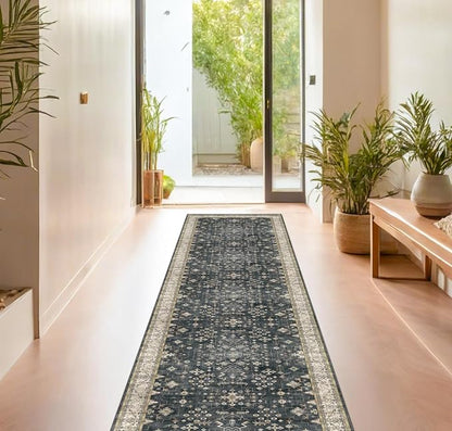 Black 2x7 Long Runner Rugs for Entryway, Throw Runners for Kitchen Hallway - Image 8