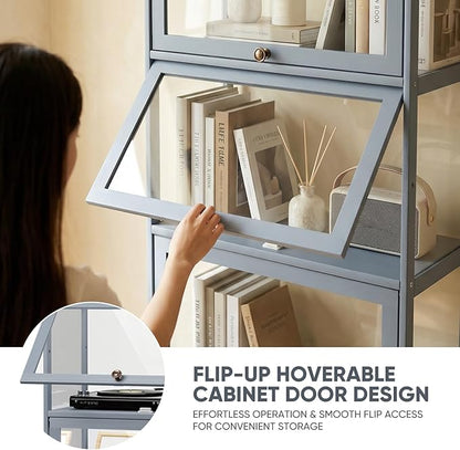 4-Tier Display Case Cabinet - Image 4